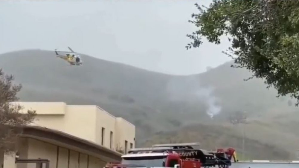 Kobe Bryant's helicopter accident site