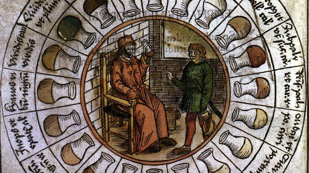 medieval medical text on urine