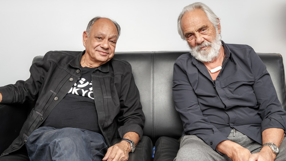 Cheech and Chong on a couch