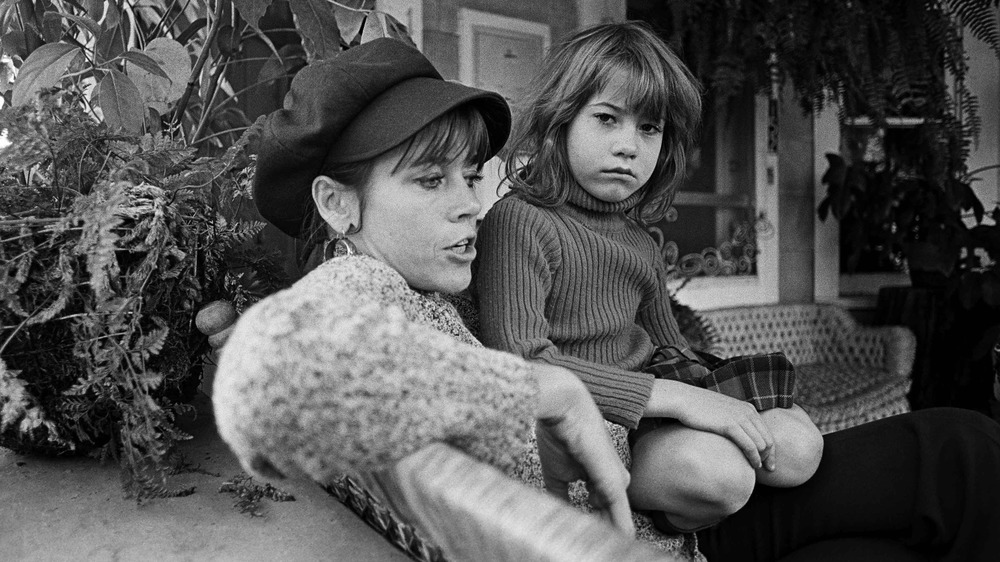 Jane Fonda and Vanessa Vadim
