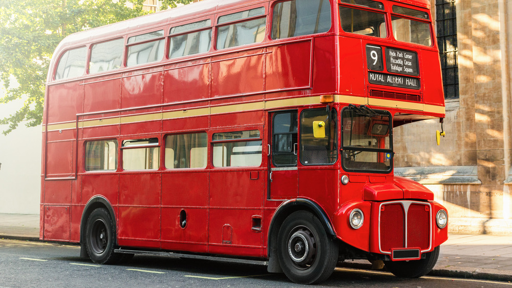 An early British double-decker bus