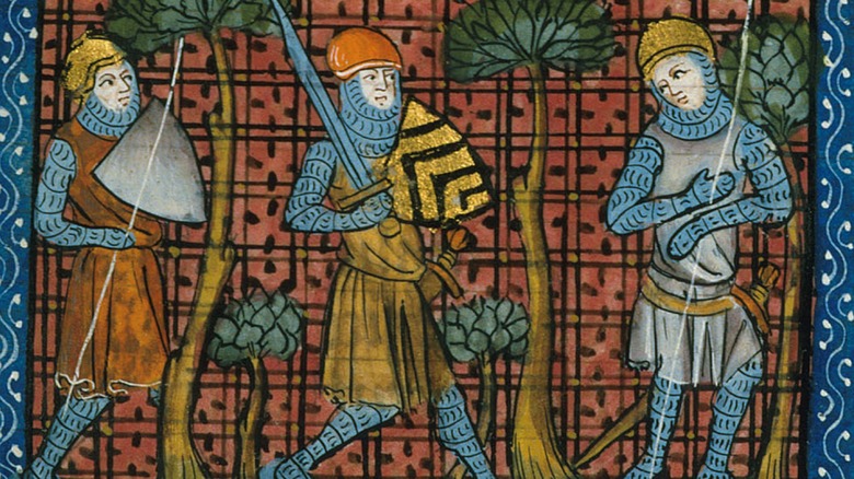 Crusaders, from Chroniques de France ou de St Denis, 14th century