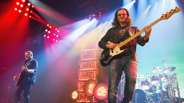 Rush on stage in 2015