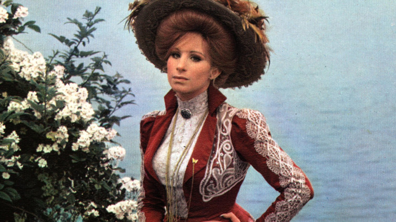 Barbra Streisand in Hello, Dolly, posing
