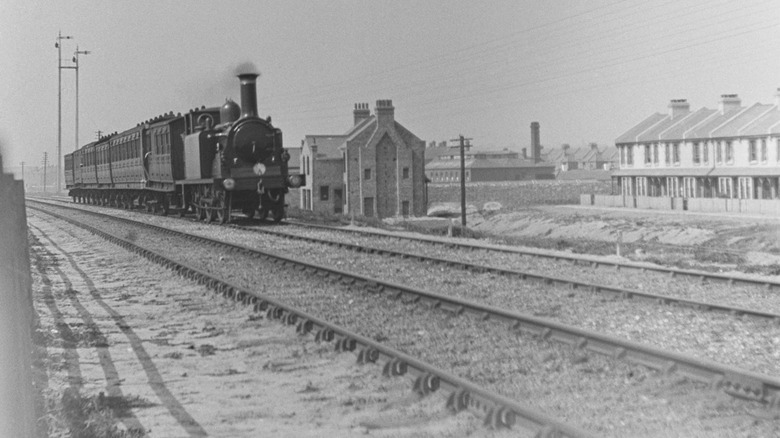 steam train in 1910