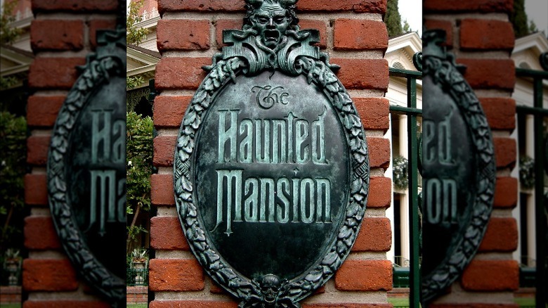 Haunted Mansion sign