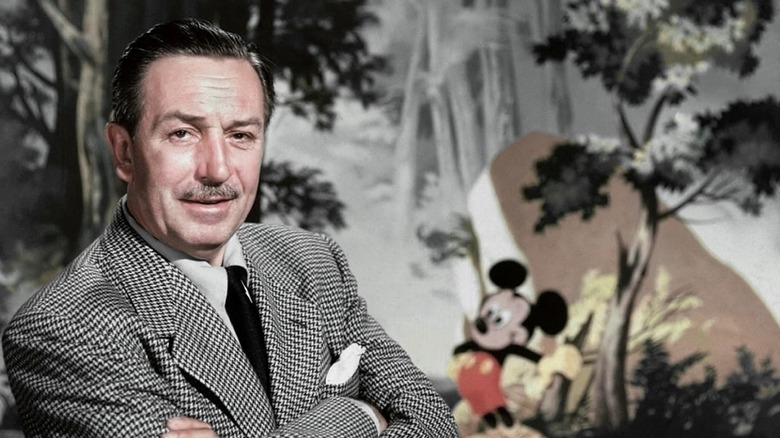 Walt Disney posing
