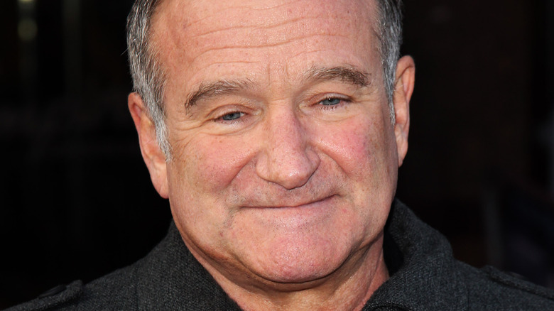 Robin Williams smirking